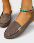 Soft Leather Moccasin Slip-On Shoes