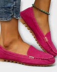Soft Leather Moccasin Slip-On Shoes