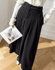 High-Waisted Pleated Skirt for Women