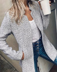 Elegant Mid-Length Coat with Pockets