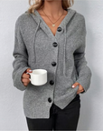 Women's Knitted Warm Button Down Cardigan