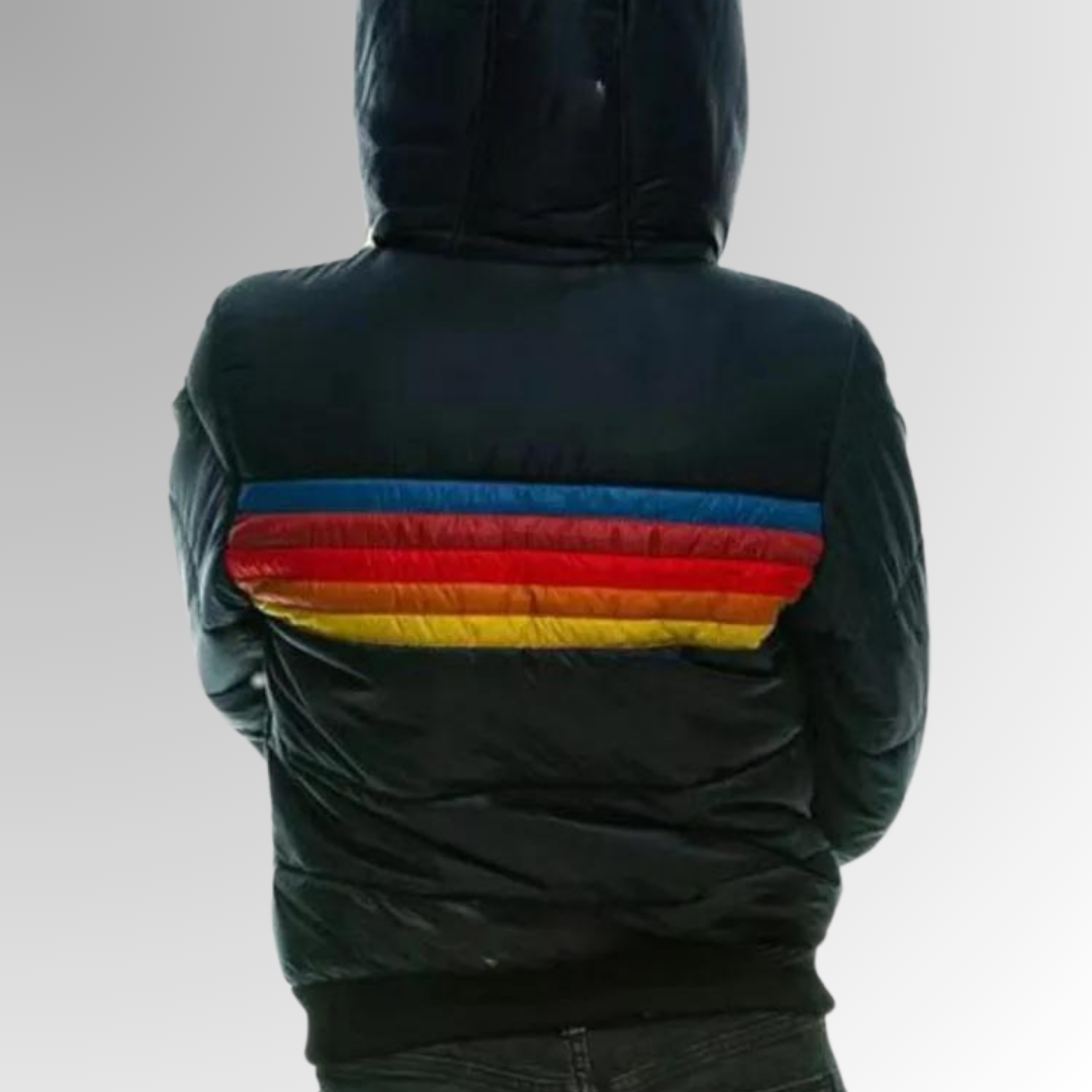 Mid-Length Puffer Jacket for Winter