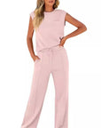 Elegant Two Piece Sleeveless Set