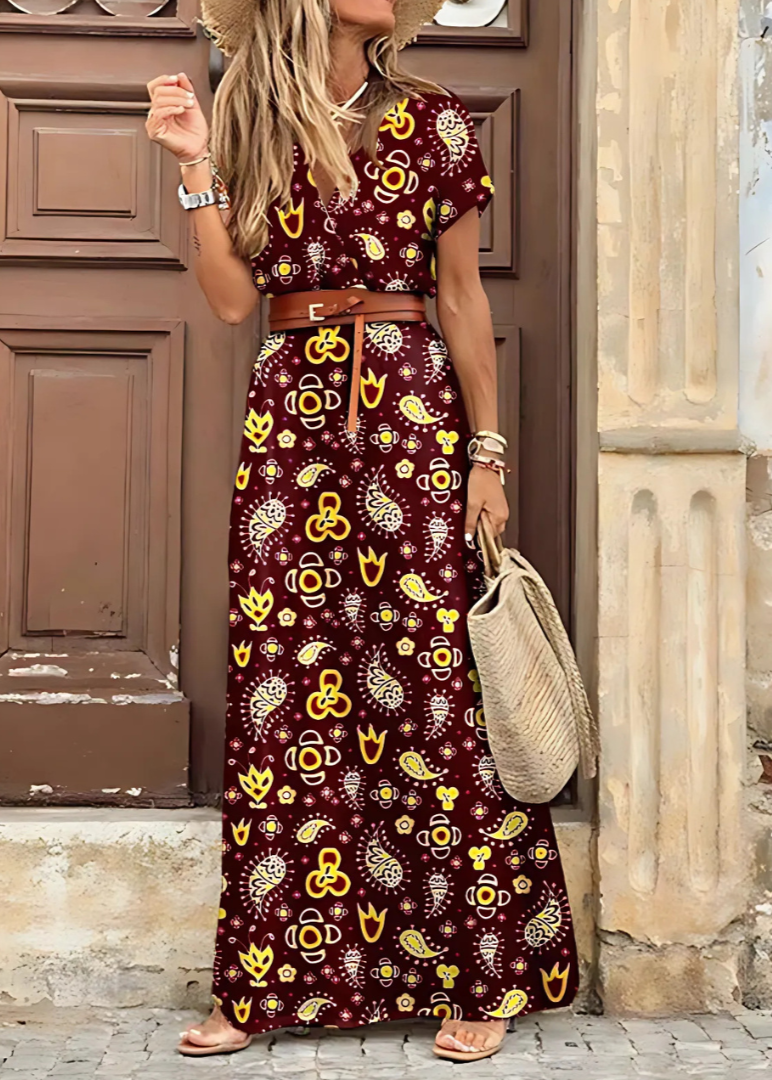 Flowy Bohemian Long Dress