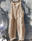 Checkered Sleeveless Jumpsuit for Women