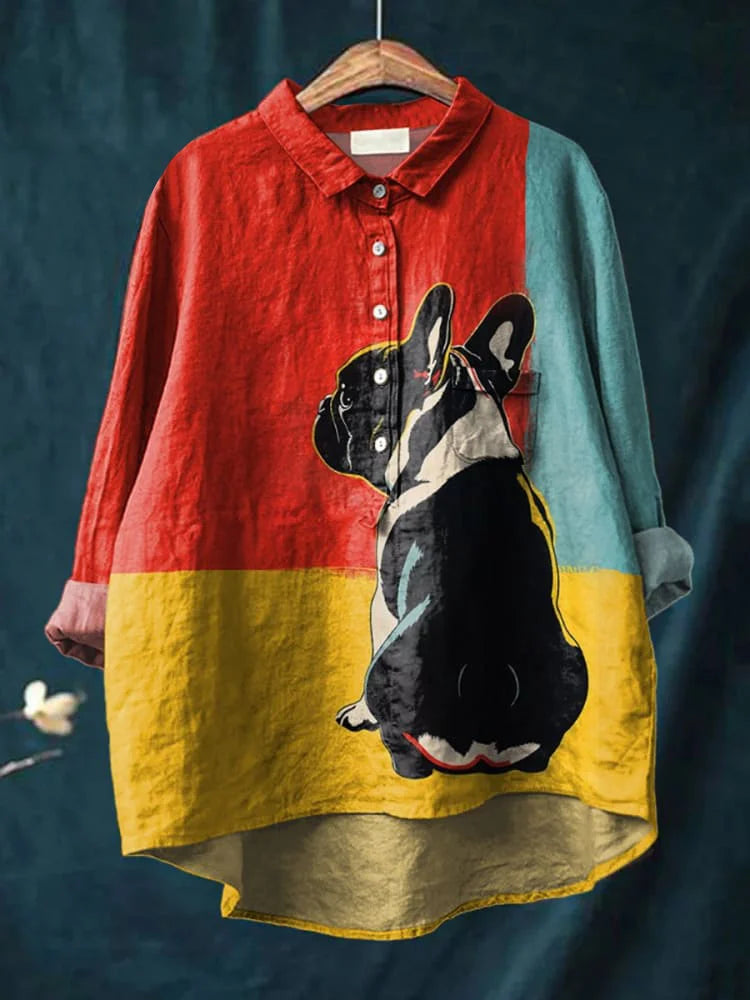 Dog Lover Shirt with Milo’s Illustration