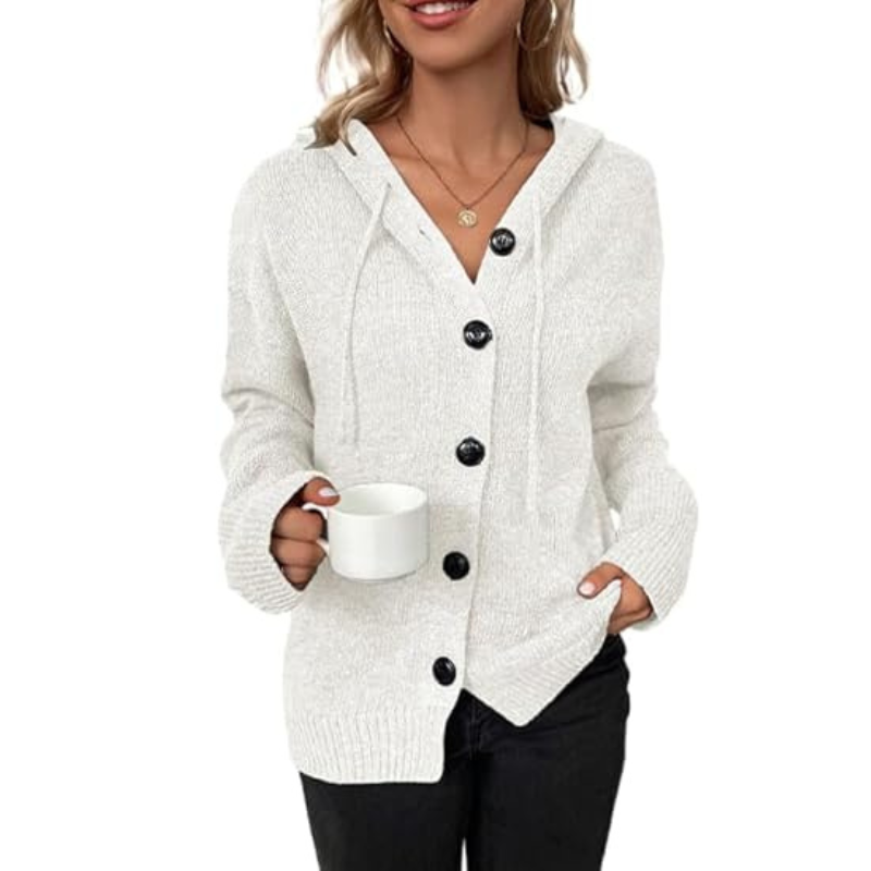 Women's Knitted Warm Button Down Cardigan
