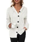 Women's Knitted Warm Button Down Cardigan