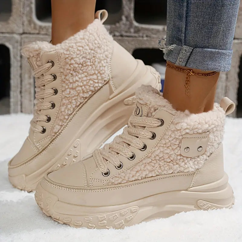 Maureen – Stylish plush lined ankle boots