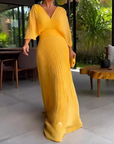 Women's Soft Pleated Evening Dress