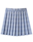 Pleated Check Skirt for Women