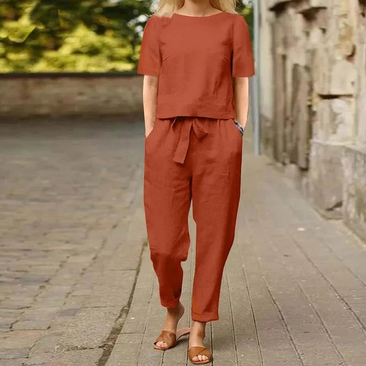 Effortless Grace Women Two-Piece Set
