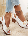 Stylish Stiletto Heel Sandals