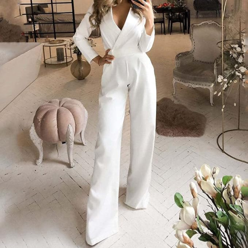 Formal Wrap Jumpsuit for Women