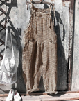 Checkered Sleeveless Jumpsuit for Women