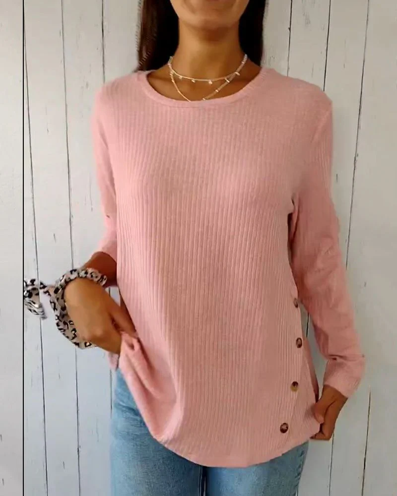 Breathable Basic Crewneck Tee Shirt