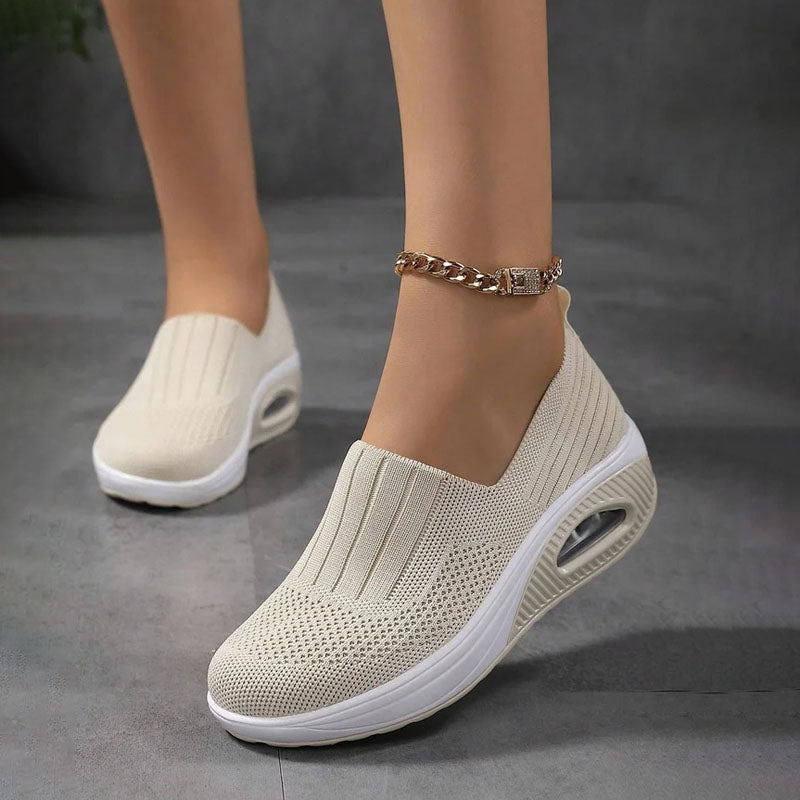 Comfy Air Breathable Slip-On Sneakers for Women