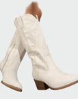 Fashion Embroidered Western Ankle Boots