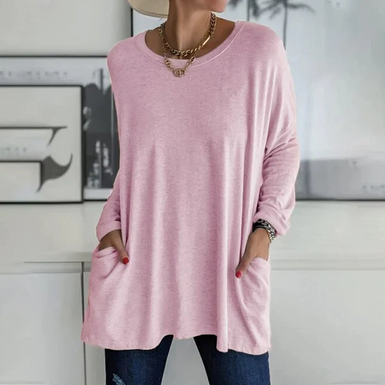 Casual Oversized Round Neck Sweater