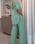 Lapel Single-Breasted Two-Piece Suit