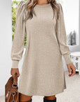 Winter Round Neck Loose Dresses