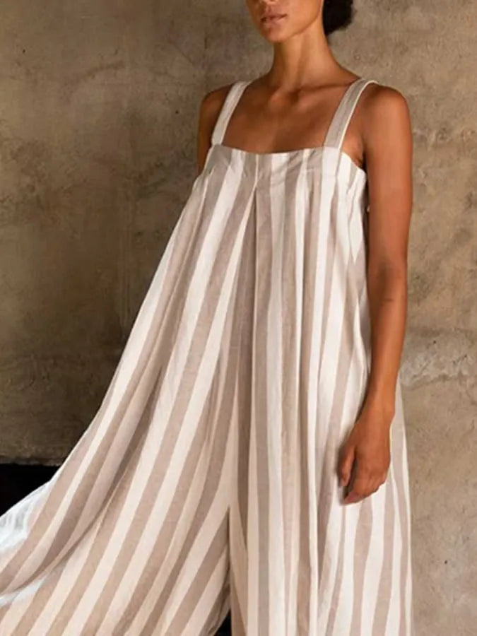 Women'S Casual Striped Dress