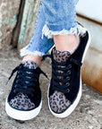 Fashionable Leopard Print Sneakers
