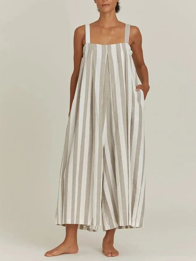 Women'S Casual Striped Dress