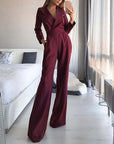 Formal Wrap Jumpsuit for Women