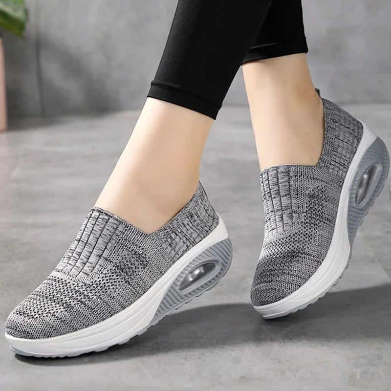 Comfy Air Breathable Slip-On Sneakers for Women