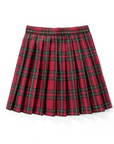 Pleated Check Skirt for Women