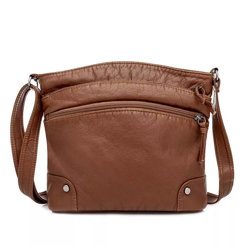 Refined Shoulder Bag with Soft Structure
