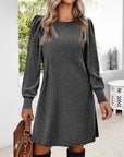Winter Round Neck Loose Dresses