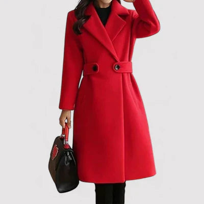 Classy Long Trench Coat with Belt