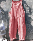 Checkered Sleeveless Jumpsuit for Women