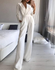 Formal Wrap Jumpsuit for Women