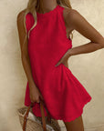 Chic Wave Edge Mini Dress