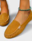 Soft Leather Moccasin Slip-On Shoes