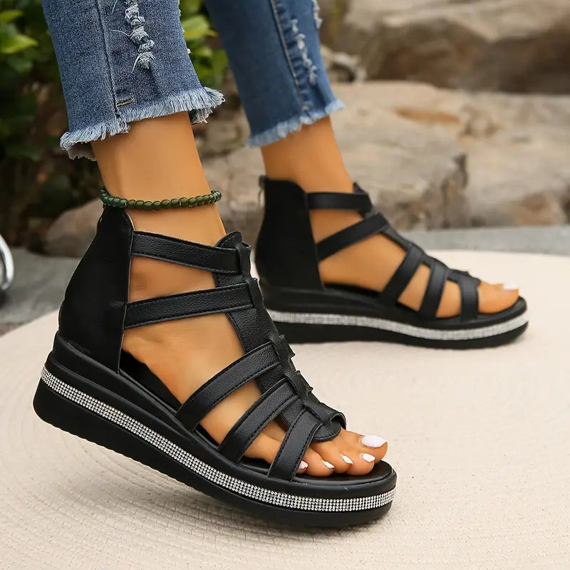 Slip-On Wedge Sandals for Women
