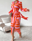 Classic Cut Floor Length Gown Dress