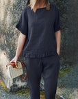 Casual Long-Sleeved Two-Piece Set