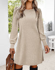 Winter Round Neck Loose Dresses