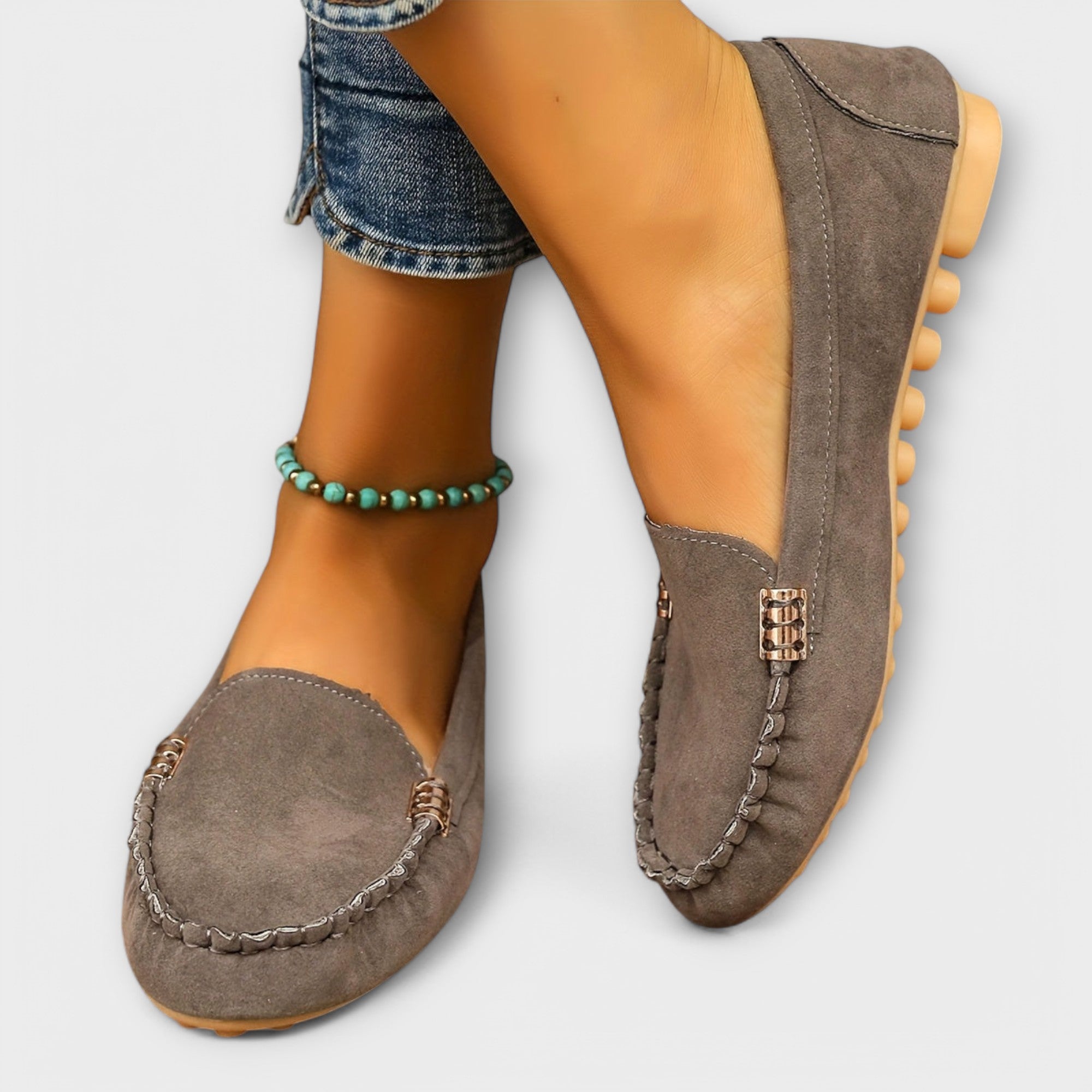 Soft Leather Moccasin Slip-On Shoes