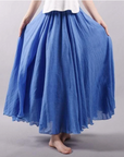 Stylish Loose Pleated Midi Skirt