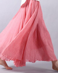 Stylish Loose Pleated Midi Skirt