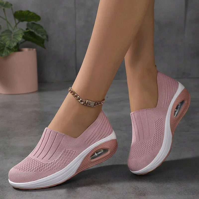 Comfy Air Breathable Slip-On Sneakers for Women