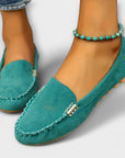 Soft Leather Moccasin Slip-On Shoes