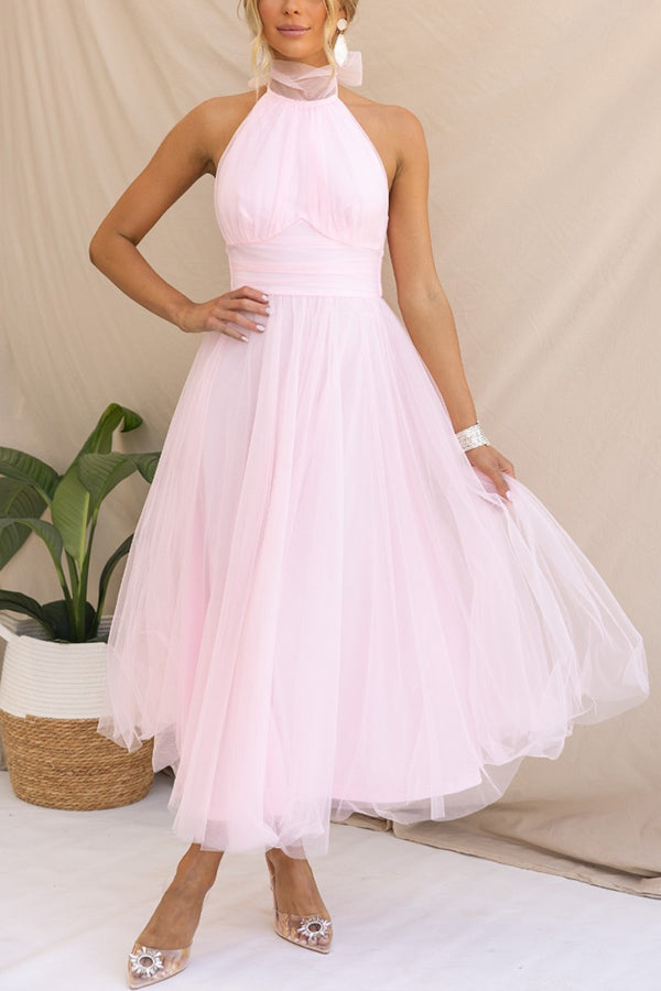 Tulle Dress With Ruffles and Flair