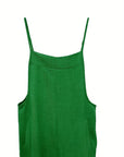 Casual Wide Leg Overalls With Pockets