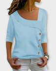 Chic Longline Top – Drapey Silhouette with Relaxed Fit for Effortless Day-to-Night Styling